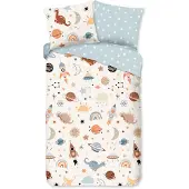 Good Morning Kinder Dekbedovertrek Katoen Renforcé Eclips - multi 140x200/220cm