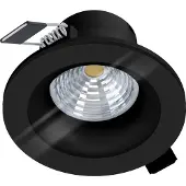 Eglo Salabate Inbouwarmatuur - LED - Ø 8,8 cm - Zwart - Dimbaar