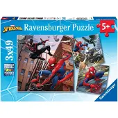 Ravensburger Spiderman in Actie Puzzel (3x49 stukjes)