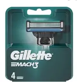 Gillette Mach3 Scheermesje 4 Eenheden