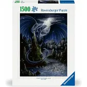 Ravensburger puzzel The Blue Dragon - 1500 stukjes - fantasie puzzel.