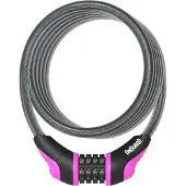 Onguard Neon Combi Cable Lock Grijs 180 cm x 12 mm