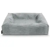 Bia Bed bed rib hoes voor hondenmand grijs -60 -3 70x60x15 cm