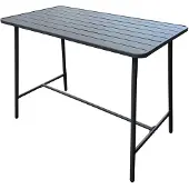 Central Park Bartafel Lily Staal Antraciet 130x71x95cm