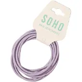 Soho - Ellie Haarelastiek Haarelastiekjes Zilver Dames