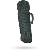 Shibari -touw - bondagetouw (7 m, zwart)
