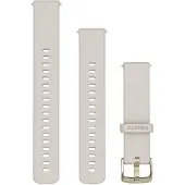 Garmin Siliconen Bandje Crème/Goud 18mm
