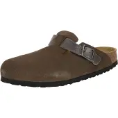 Birkenstock Muiltjes 'Boston' donkergrijs