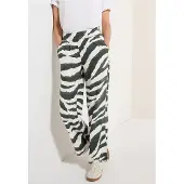 Cecil Wide Legs broek met structuur