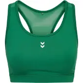 Hummel Sport bh 'Pulse' groen / wit