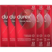 Durex - Condooms - Thin Feel - 6x12 stuks - Voordeelverpakking