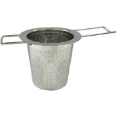 KINGHOFF - Theezeef - Thee Infuser - Thee Kruiden Infuser - Kopje Thee Zetten Herbruikbaar - Compact Thee-ei Filter - Duurzaam - RVS - Ø7.4 x 6.5 cm - Zilver
