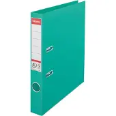 Esselte No.1 Power Kunststof A4 Ordner met Etikethouder - 2-Rings - Rugbreedte Van 50mm - Capaciteit van 350 Vel - Groen