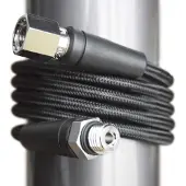Miflex Carbon Hd Hp 7/16 Hose Zwart 60 cm