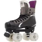 Rio roller Hockey Quad Skates black