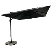 Buitenkado Pro Zweefparasol – 3x3m - Aluminium - Grijs