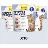 GimCat 10x Nutri Pockets Sea-Mix 150 gr