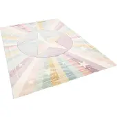 Pergamon Vloerkleed Maui Kids voor kinderen Regenboog en ster