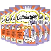 Catisfactions Kattensnoepjes - Mix Snacks Kip en Eend - 6x60g