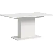 Ebuy24 Uitschuifbare Eettafel Motion Emob - Spaanplaat - 150-190x76x90 Cm - Wit