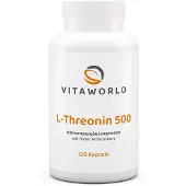 Vitaworld L-Threonine 500 mg capsules, 120 stuks
