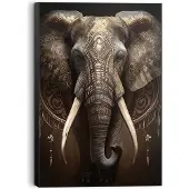 Reinders! Artprint Decorated Elephant