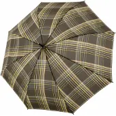 Doppler Paraplu Golf Flex Bruin Geel - Fiberglass - Dsn 116 cm - Lengte 95 cm - Doppler