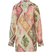 Comma Blouse gemengde kleuren / pitaja roze
