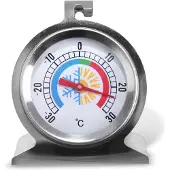 Orion Koelkast Thermometer Edelstaal - Vriezer Diepvries - Koelkastthermometer - Keukenthermometer