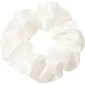 Soho - Satijn Scrunchie Haarelastiekjes Wit Dames