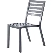 Central Park Tuinstoel Vina Aluminium Antraciet 61,5x47x85,5cm