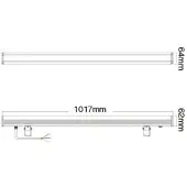 Mi-light MiBoxer RGB-CCT LED wallwasher IP65 48W 230V 2,4GHz - LED0261