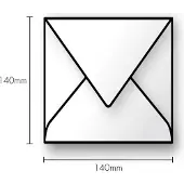 Clairefontaine Stuifmeel van enveloppe 140 mm, snoepjesroze