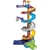 Vtech Toet Toet Auto's Tornado Stuntpark - Race Toren Autobaan met Sam Stuntauto - Moedigt Rollenspellen Aan - Cadeau - 1 tot 5 Jaar