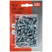 Carpoint Schroef Zelftappend Ø4mm 25mm 100 stuks | Zelf borende montage schroeven met cilinderkop
