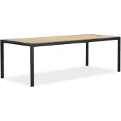 LUX outdoor living Annecy dining tuintafel 6 personen | teakhout + aluminium | Natural Teak/antraciet | 227cm