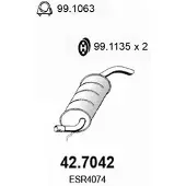 ASSO 42.7042 Einddemper