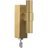 Formani Piet Boon ONE PBT20-DKLOCK draaikiepgarnituur afsluitbaar - PVD mat goud