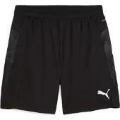 Puma Trainingsshorts teamCUP - Zwart/Zilver/Grijs