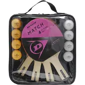 Dunlop - Tafeltennisset - MATCH 4 PLAYER SET