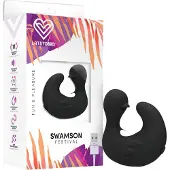 Latetobed - eend vinger-vibrator (zwart)
