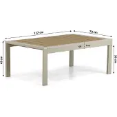 Lifestyle Garden Furniture Lifestyle Lezo loungetafel rechthoek