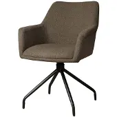 Tower Living Ortana swivel armchair - Dark brown