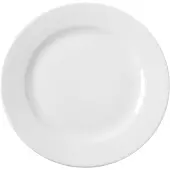 Hendi Plat bord – versterkte randen – slijtvast porselein – 160 mm – wit