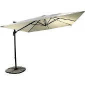 Buitenkado Pro Zweefparasol – 3x3m - Aluminium - Beige