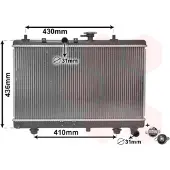 VAN WEZEL 83002054 Radiateur