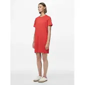 Pieces Sweat Dress - Loungewear Dress - Slaapshirt - Katoenen nachthemd - Rood / M