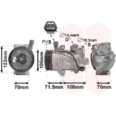 VAN WEZEL 2900K008 Aircopomp
