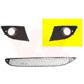 VAN WEZEL BUMPERGRILL ONDER LINKS met MISTLICHTGAT voor o.a. SEAT