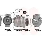 VAN WEZEL 0600K417 Aircopomp